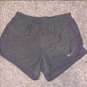 Nike Girls Grey Athletic Shorts